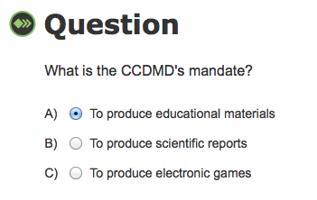 question type multiple choice